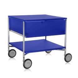 KARTELL meuble avec roues 1 tiroir et 1 étagère MOBIL
