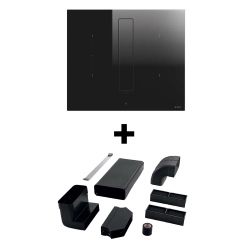 ELICA plaque à induction avec hotte version recyclage NIKOLATESLA FIT 60 cm et KIT0167756 pour sortie sous socle