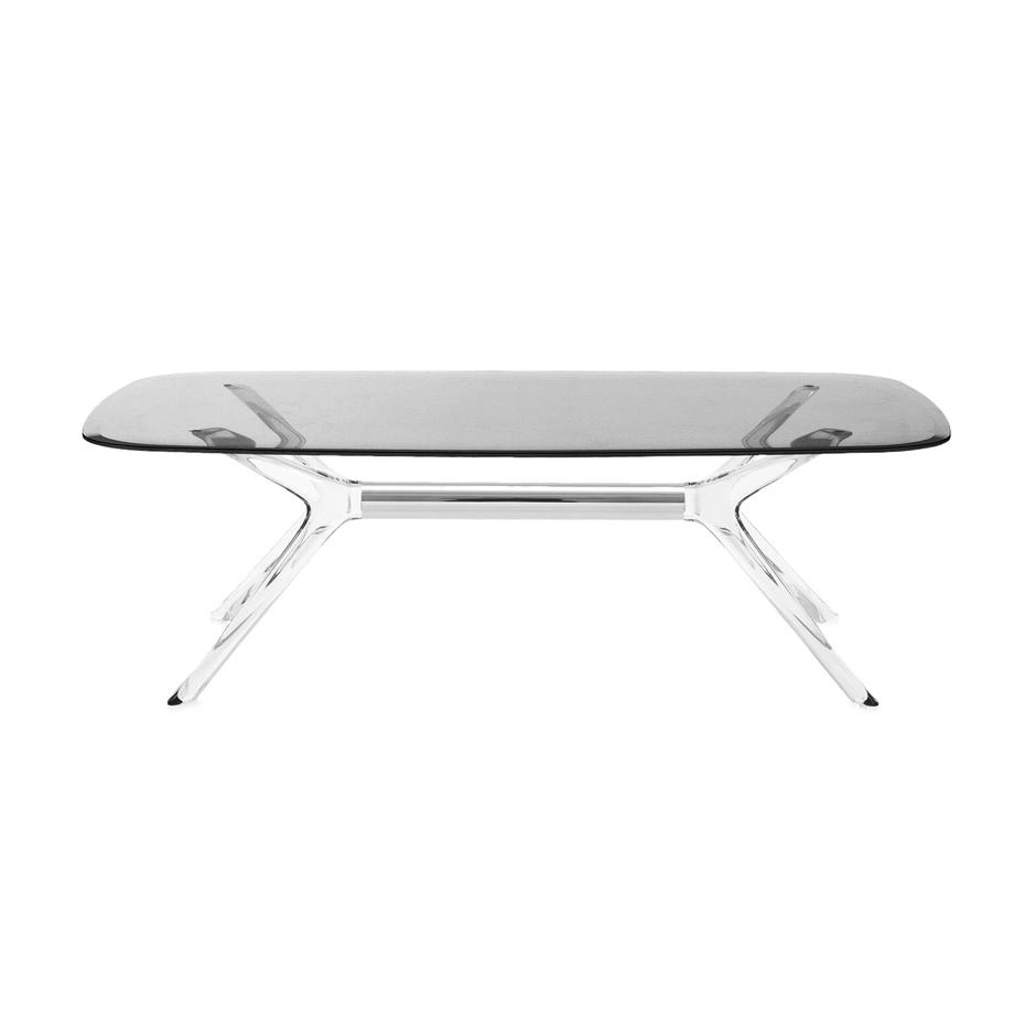 KARTELL table basse BLAST avec plateau rectangulaire