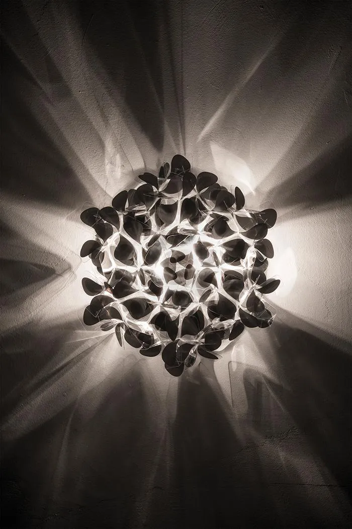 SLAMP lampe murale applique ou lampe de plafond plafonnier CLIZIA MAMA NON MAMA BLACK