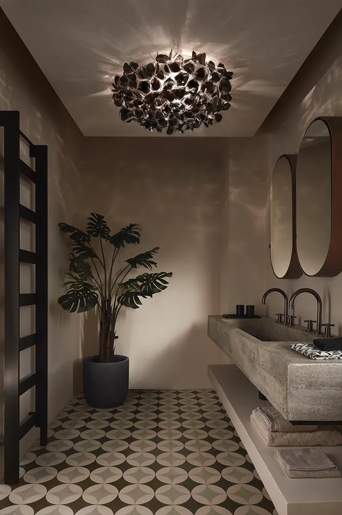 SLAMP lampe murale applique ou lampe de plafond plafonnier CLIZIA MAMA NON MAMA BLACK