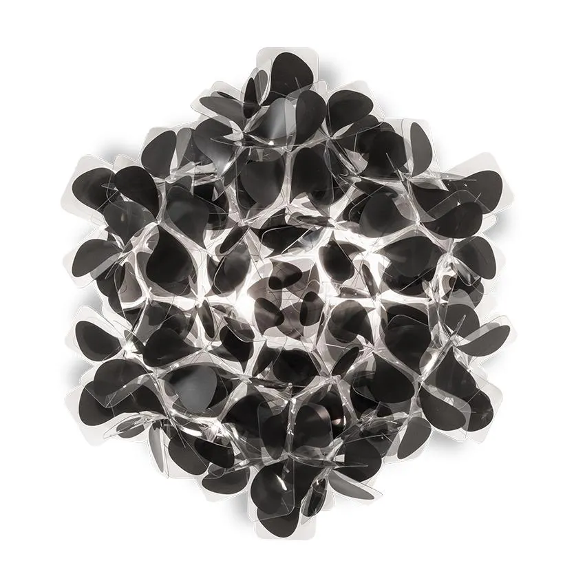 SLAMP lampe murale applique ou lampe de plafond plafonnier CLIZIA MAMA NON MAMA BLACK