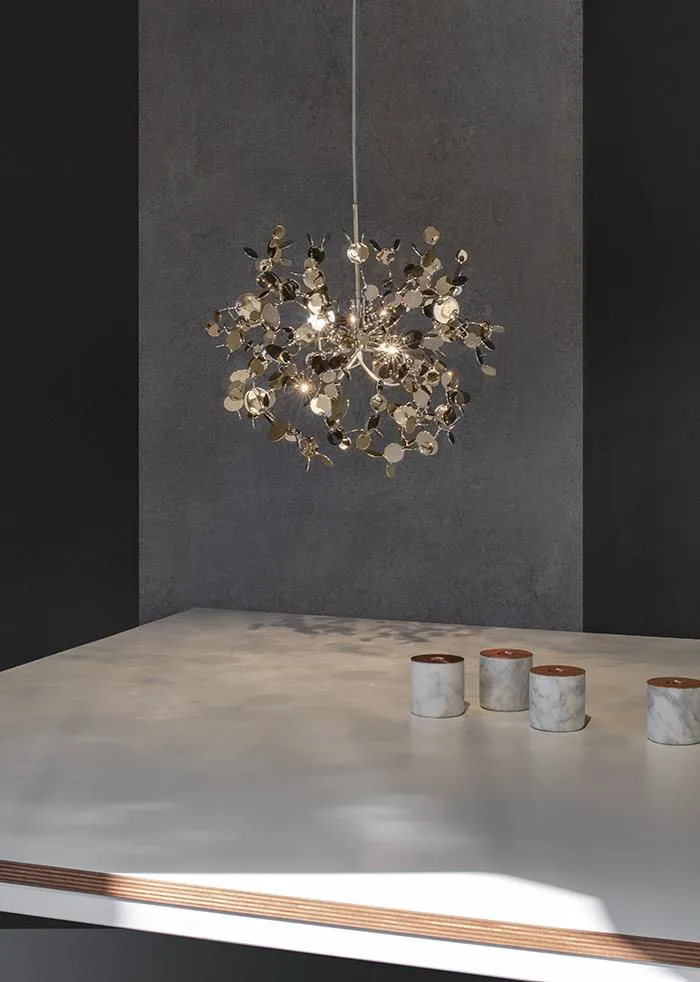 TERZANI lampe à suspension ARGENT Ø 40 cm