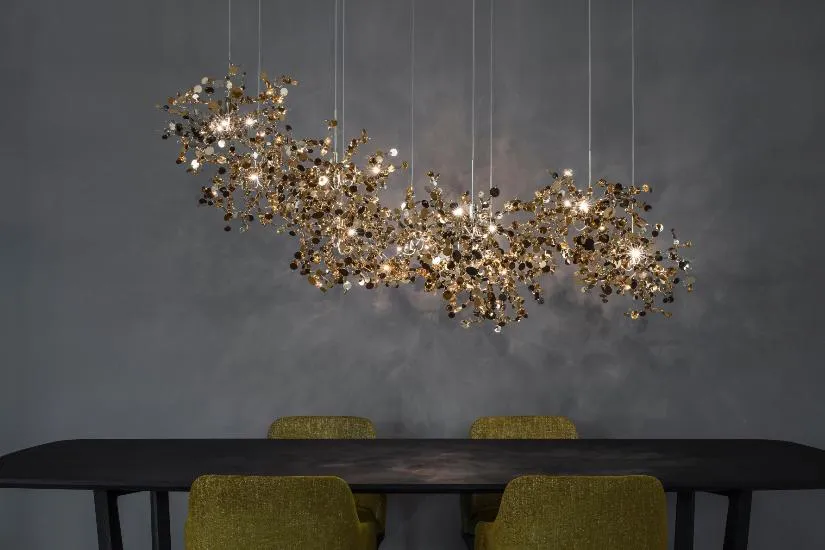 TERZANI lampe à suspension ARGENT Ø 40 cm