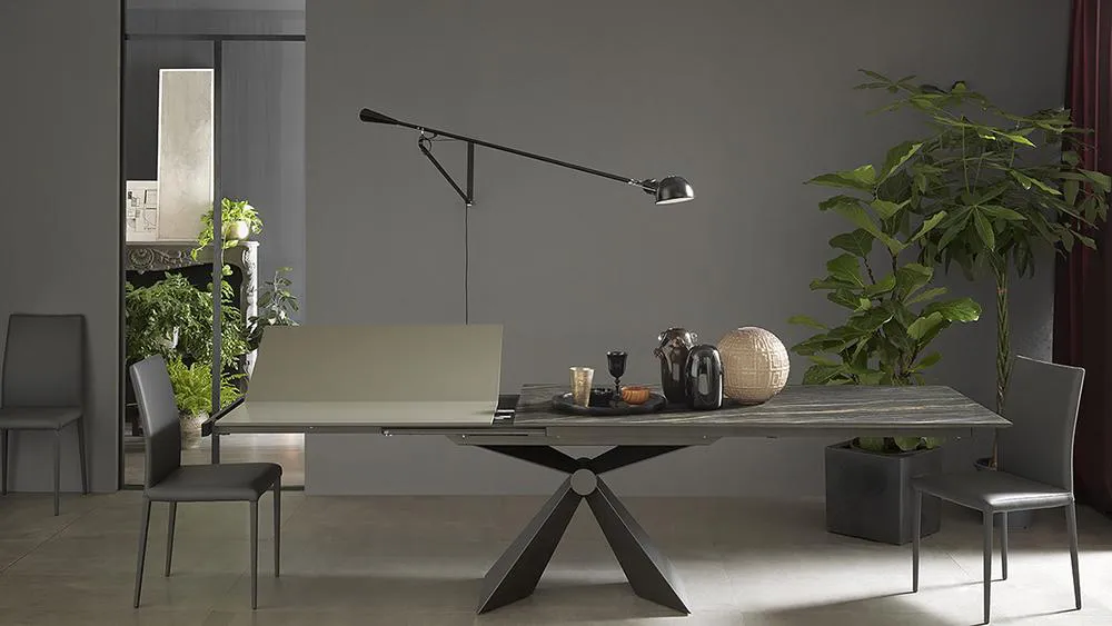 ALTACOM table extensible à rallonge rectangulaire SINTESI 160 cm