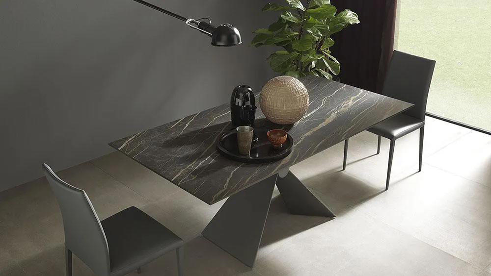 ALTACOM table extensible à rallonge rectangulaire SINTESI 160 cm