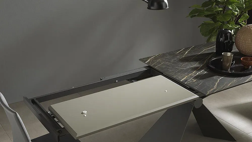 ALTACOM table extensible à rallonge rectangulaire SINTESI 160 cm