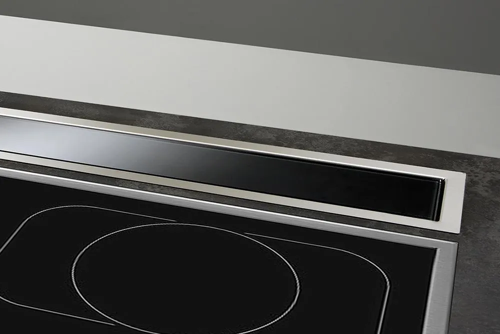 AIRONE hotte de plaque de cuisson downdraft ELEKTRA 120 cm NOIR avec moteur AMD