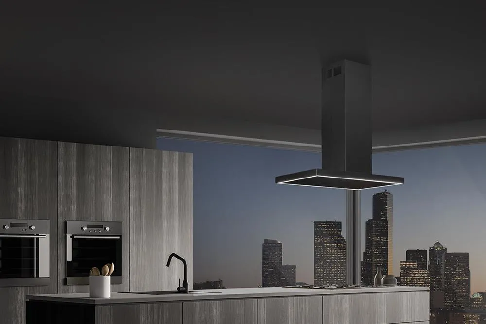 AIRONE hotte à îlot TIZIANO 120 cm