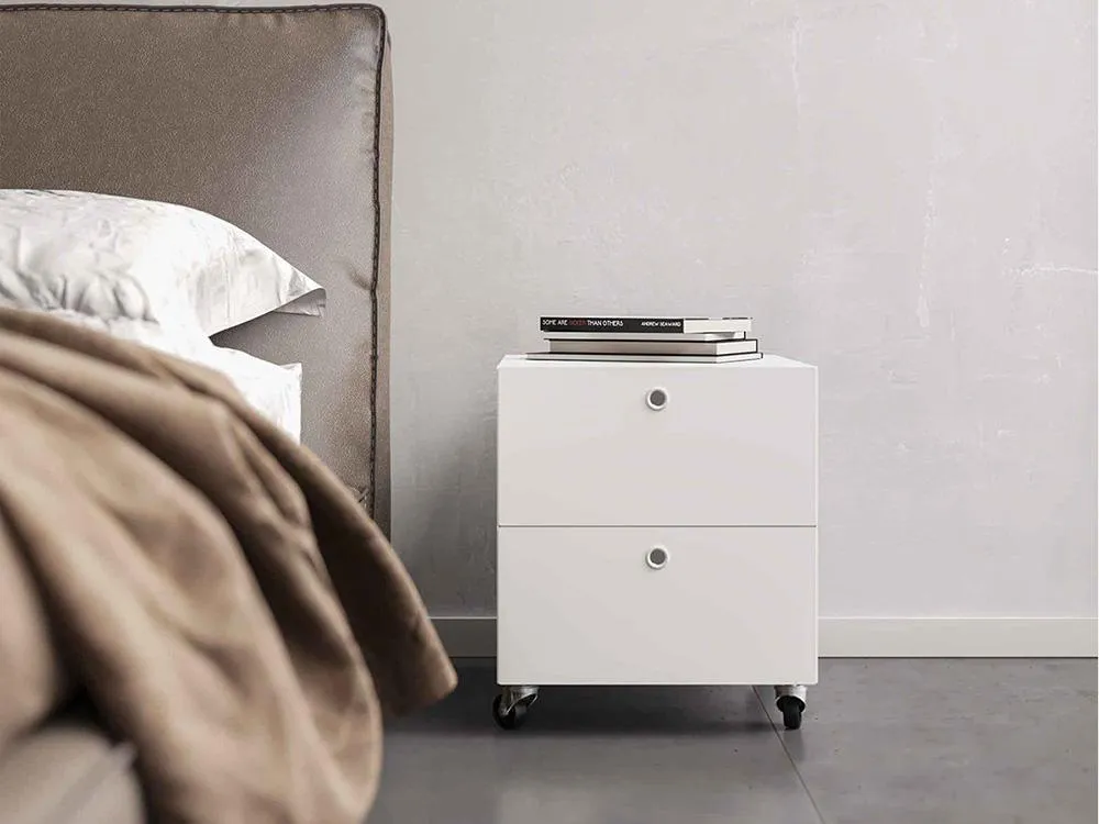 KRIPTONITE meuble à tiroirs sur roulettes 2 tiroirs L 40 cm