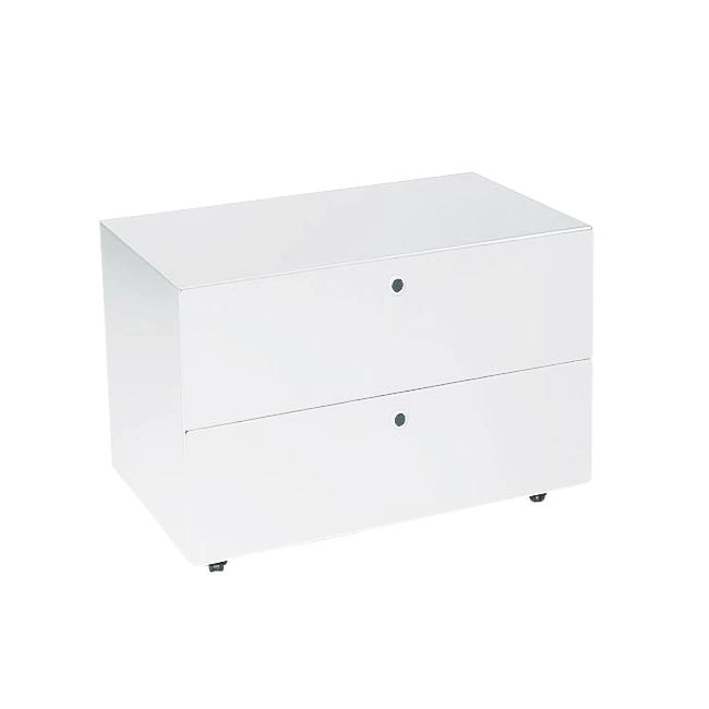 KRIPTONITE meuble à tiroirs sur roulettes 2 tiroirs L 60 cm