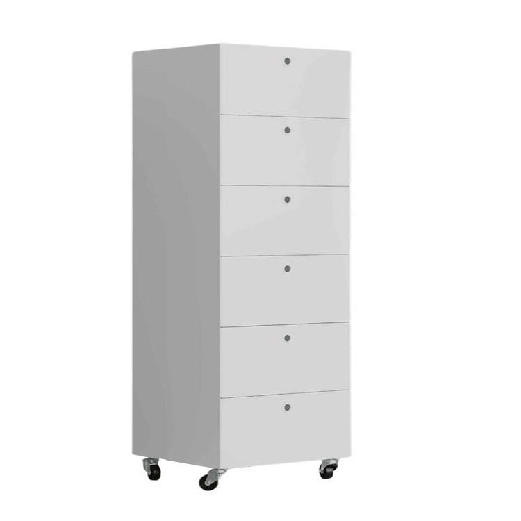 KRIPTONITE meuble à tiroirs sur roulettes 6 tiroirs L 60 cm