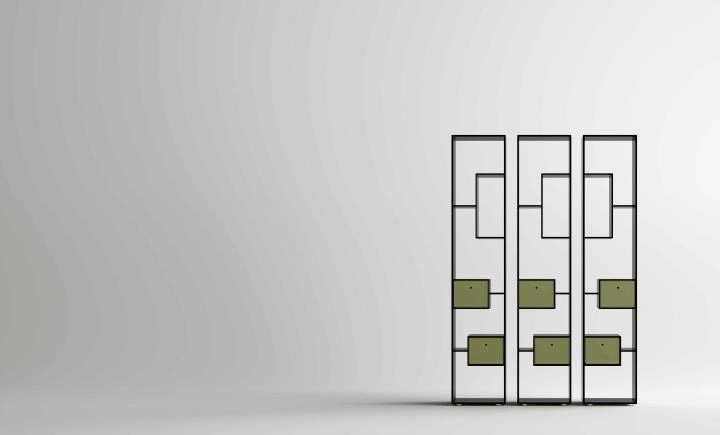 TONELLI bibliothèque autoportante LIBER A