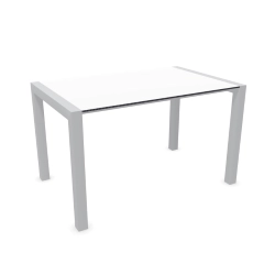 KRISTALIA table extensible SUSHI avec plateau en stratifié 125x80 cm
