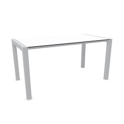 KRISTALIA table extensible SUSHI avec plateau en stratifié 150x80 cm