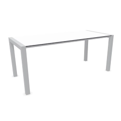 KRISTALIA table extensible SUSHI avec plateau en stratifié 177x80 cm