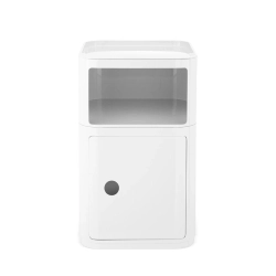 KARTELL table de chevet COMPONIBILI CLASSIC BIG à deux éléments 4970+4979 BLANC