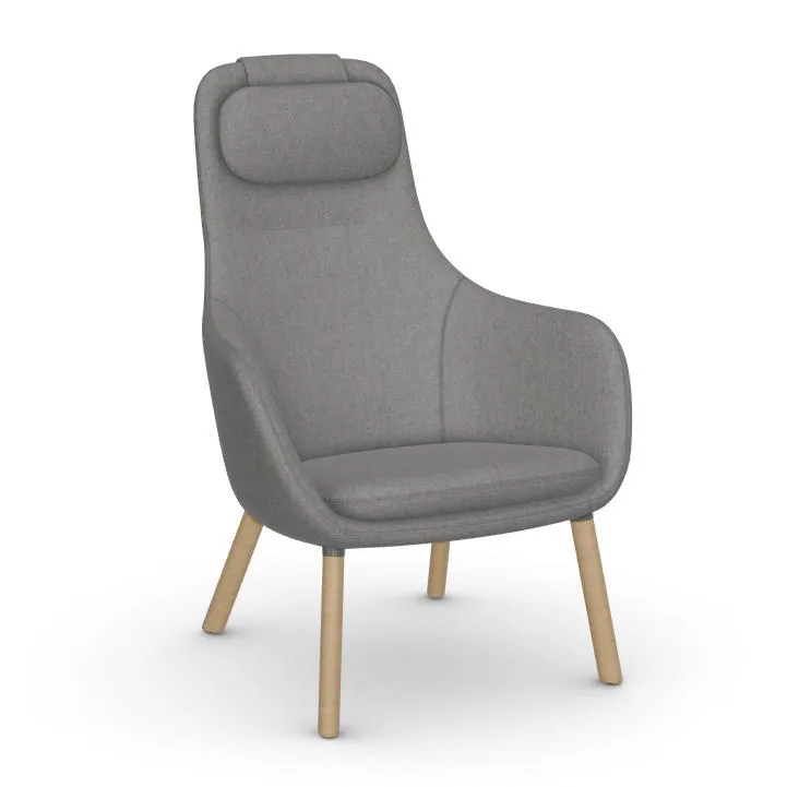 VITRA fauteuil avec le coussin d'assise amovible HAL LOUNGE CHAIR en tissu Cosy 2