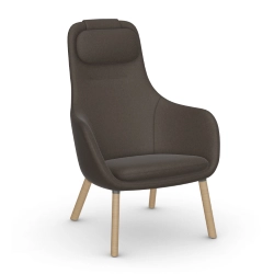 VITRA fauteuil avec le coussin d'assise amovible HAL LOUNGE CHAIR en tissu Cosy 2