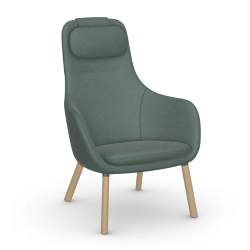 VITRA fauteuil avec le coussin d'assise amovible HAL LOUNGE CHAIR en tissu Cosy 2