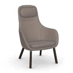 VITRA fauteuil avec le coussin d'assise amovible HAL LOUNGE CHAIR en tissu Cosy 2