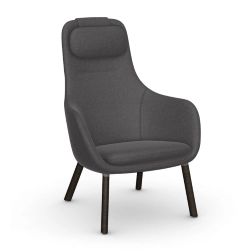VITRA fauteuil avec le coussin d'assise amovible HAL LOUNGE CHAIR en tissu Cosy 2