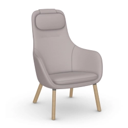 VITRA fauteuil avec le coussin d'assise amovible HAL LOUNGE CHAIR en tissu Dumet