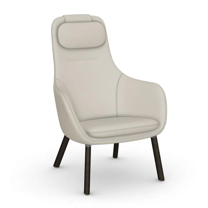 VITRA fauteuil avec le coussin d'assise amovible HAL LOUNGE CHAIR en tissu Dumet