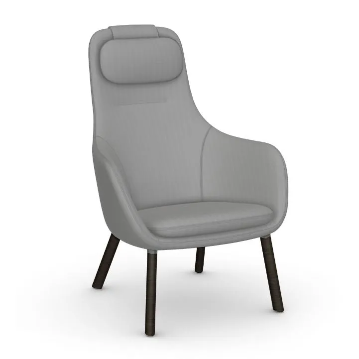 VITRA fauteuil avec le coussin d'assise amovible HAL LOUNGE CHAIR en tissu Dumet