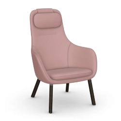 VITRA fauteuil avec le coussin d'assise amovible HAL LOUNGE CHAIR en tissu Dumet
