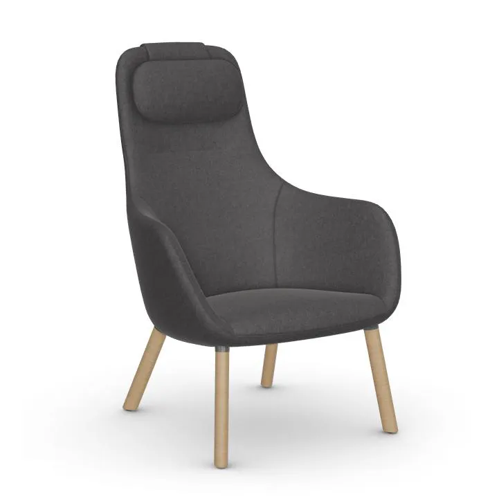 VITRA fauteuil HAL LOUNGE CHAIR en tissu Cosy 2