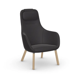 VITRA fauteuil HAL LOUNGE CHAIR en tissu Credo
