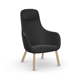 VITRA fauteuil HAL LOUNGE CHAIR en tissu Credo