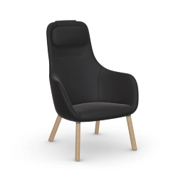 VITRA fauteuil HAL LOUNGE CHAIR en tissu Credo