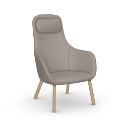 VITRA fauteuil HAL LOUNGE CHAIR en tissu Credo