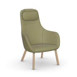 VITRA fauteuil HAL LOUNGE CHAIR en tissu Credo
