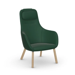 VITRA fauteuil HAL LOUNGE CHAIR en tissu Credo