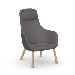 VITRA fauteuil HAL LOUNGE CHAIR en tissu Credo