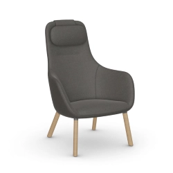 VITRA fauteuil HAL LOUNGE CHAIR en tissu Credo
