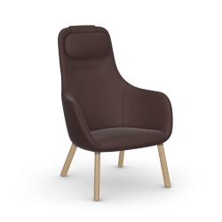 VITRA fauteuil HAL LOUNGE CHAIR en tissu Credo