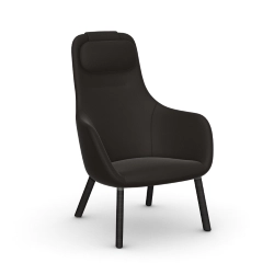 VITRA fauteuil HAL LOUNGE CHAIR en tissu Credo