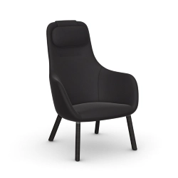VITRA fauteuil HAL LOUNGE CHAIR en tissu Credo
