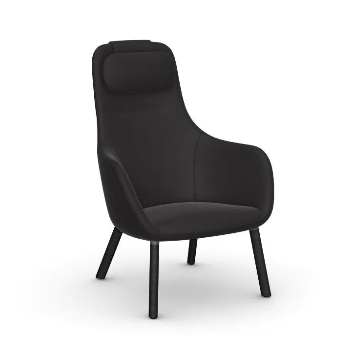 VITRA fauteuil HAL LOUNGE CHAIR en tissu Credo