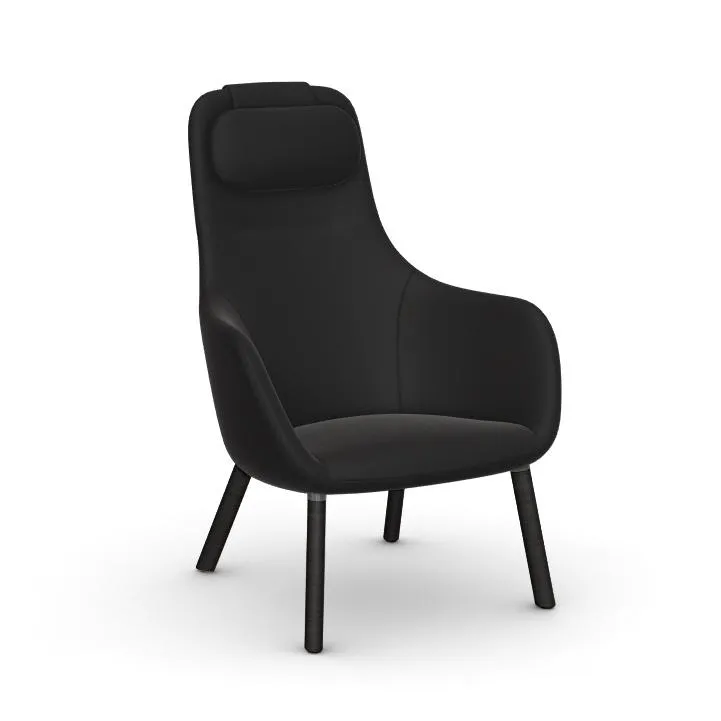 VITRA fauteuil HAL LOUNGE CHAIR en tissu Credo
