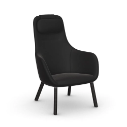 VITRA fauteuil HAL LOUNGE CHAIR en tissu Credo