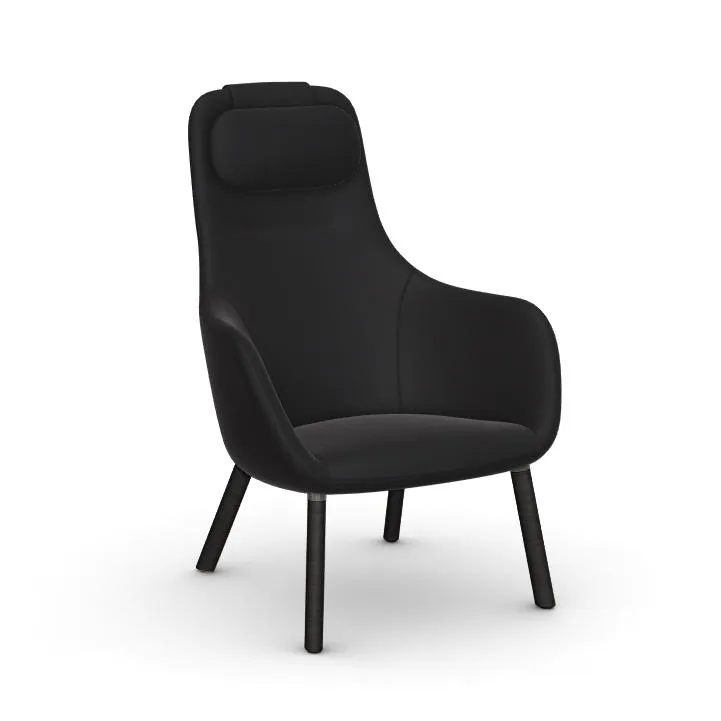 VITRA fauteuil HAL LOUNGE CHAIR en tissu Credo