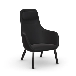 VITRA fauteuil HAL LOUNGE CHAIR en tissu Credo