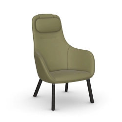 VITRA fauteuil HAL LOUNGE CHAIR en tissu Credo