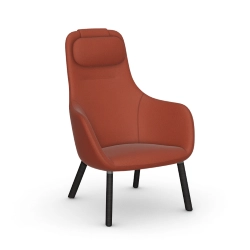 VITRA fauteuil HAL LOUNGE CHAIR en tissu Credo