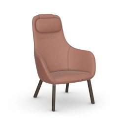 VITRA fauteuil HAL LOUNGE CHAIR en tissu Credo
